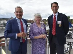 Former and current Lord Lieutenants and deputies gather for lunch at the Leander Club